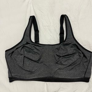 Gray and black Wacoal sports bra 38 G